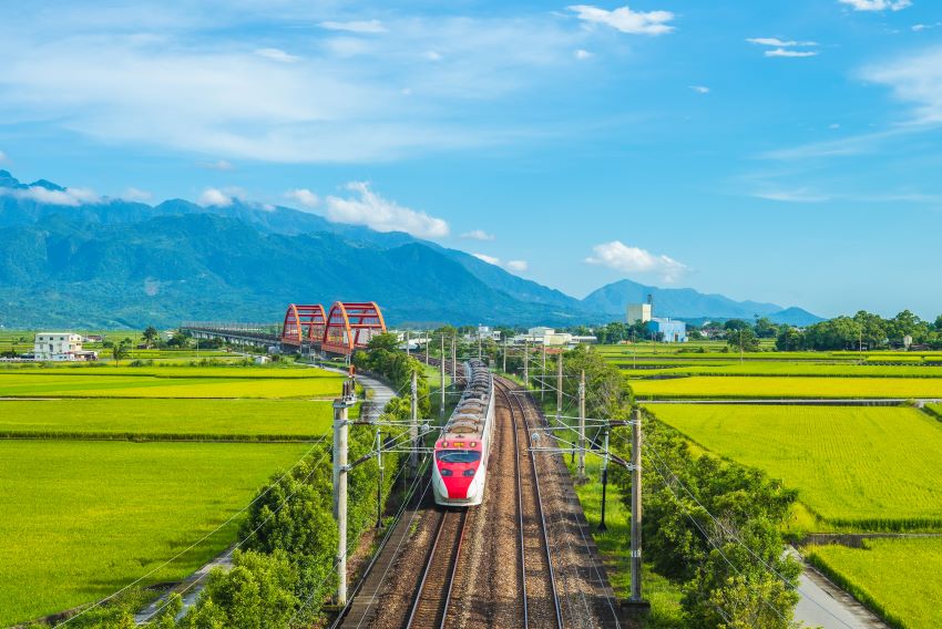 我想再坐一次火車去花...